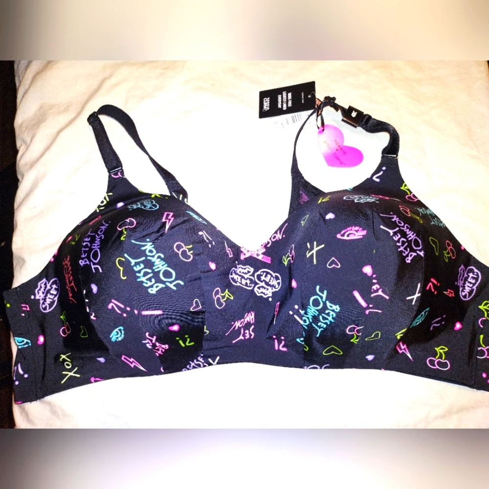 Torrid Betsy Johnson 48c 360 Bra